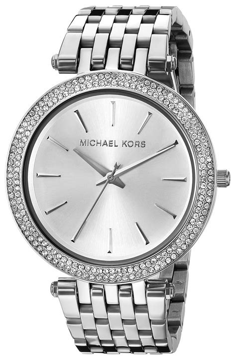 michael kors diamond watch silver.